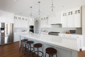 custom homes white kitchen mn