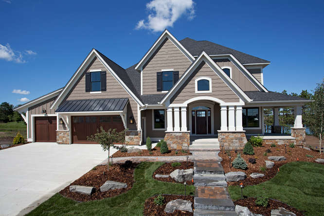 custom home exterior